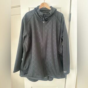 LIKE NEW KERRITS PLUS SIZE 2X FLEECE LINED SOFTSHELL, DUSTER RIDING JACKET